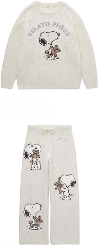 Amazon | [ジェラート ピケ] PEANUTS SNOOPY×BEAR JQDロング