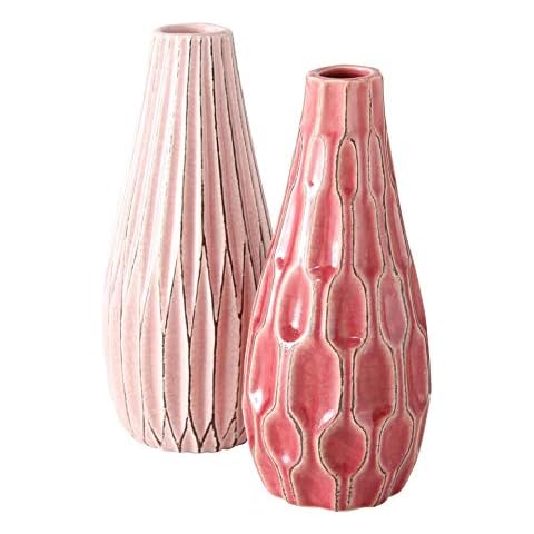 CasaJame 2 x Macetas de Porcelana Decorativas Cover