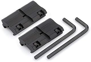 2pcs/Set 3/8" 11mm Dovetail to 7/8" 20mm Weaver Adapter Mount Ring Converter Aluminum Alloy Picatinny Innovative Rail Platform - ACEXIER