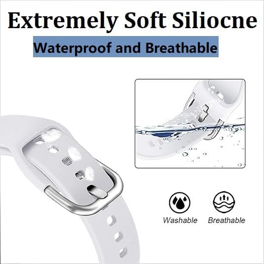 Bands for iTouch Air 4 & iTouch Air 3 44MM Band Soft Silicone Waterproof Adjustable Sport Watch Strap Replacement Wristbands for iTouch Air 4 41mm 46mm/Air 3 44mm Smartwatch Men Women