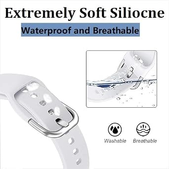 Bands for iTouch Air 4 & iTouch Air 3 44MM Band Soft Silicone Waterproof Adjustable Sport Watch Strap Replacement Wristbands for iTouch Air 4 41mm 46mm/Air 3 44mm Smartwatch Men Women