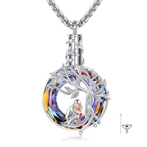 Collier urne pour cendres en argent DAYLINLOVE pour surmonter le deuil de sa fille