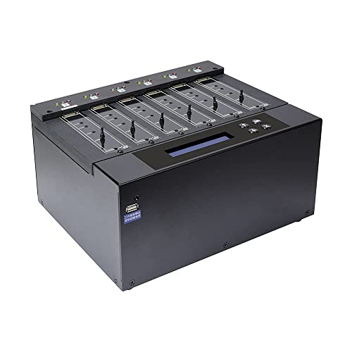 Image of Systor 1 to 5 PCIe M.2 NVMe /SATA Duplicator - 9GB /Min - SYSNVME-M2205 | Standalone PCIe M.2 NVMe /SATA duplicator to clone, erase and sanitize multiple M.2 NVMe /SATA SSDs with no computer required.