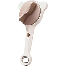 Adjustable Stainless Jar Opener Non Slip Gripper Pad Seniors Weak Hands Khaki,1