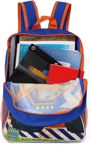 Ruz Blaze and the Monster Machines Kid's 16 Inch Backpack With Removable Lunch Box Set School, Large4