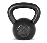 Prosource Fit Solid Cast Iron Kettlebells Weights for Full Body Workout, 35 pounds