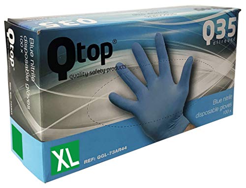 Let's GO-Nitril Handschuhe (XL, Blau)