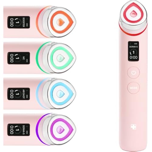 medicube Booster Pro - 6 in 1 Real Glass Glow Beauty Massager, Pink