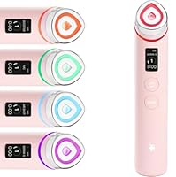 Medicube Age-R Booster Pro Pink | 6-in-1 Real Glass Annealing Device | Glass Skin with Improved Absorption, Shine, Elasticity, Pore Care | LED Skin Care Device | Korean