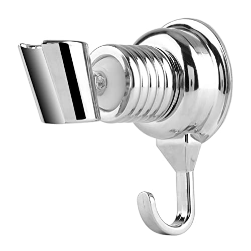 Handheld Shower Head Holder, Vacuum Suction Shower Head Holder No Drill Need Adjustable Shower Head Wall Mounting Bracket for RV Shower Bathroom Shower