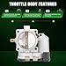 Electronic Throttle Body for VW Jetta Beetle Golf for Audi TT 1.8L 1999 2000 2001 2002 2003 2004 2005 2006, Replace for 06A133062BD, 06A133062C, 06A133062J