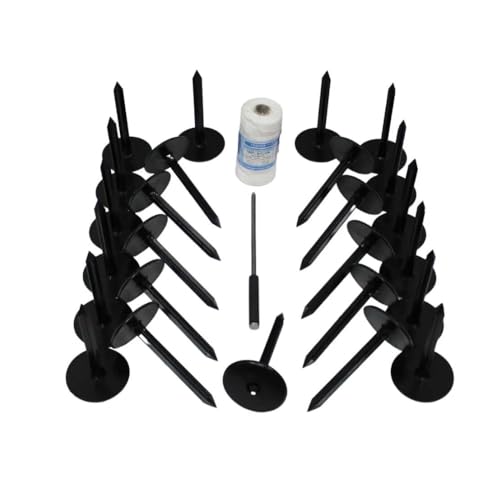 Newstripe ProLine Field Layout System (Part #10002718) | 25 Marker Kit | Durable Nylon Markers & 600' Cord | Easy Setup for Soccer, Lacrosse, Football | Made in USA