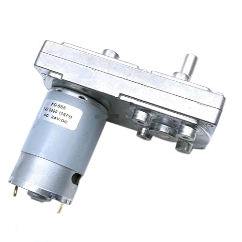Motorreductor de CC FC-550 de 24 V con gran par para automatización a 3 rpm