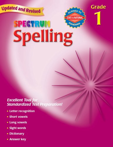 Spelling, Grade 1 (Spectrum)