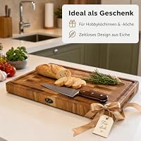 B4K® Küchenbrett aus Eiche Stirnholz 45x30x4cm – Ansicht 8
