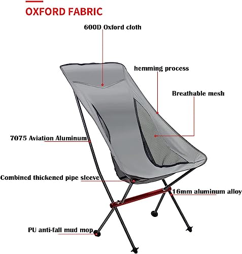 Chaises de camping pliantes pour éviter le mal de dos en bivouac - 3