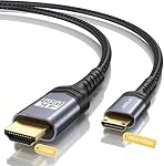 JSAUX – JSAUX Mini HDMI auf HDMI Kabel 2M, [Mini HDMI] High Speed 18
