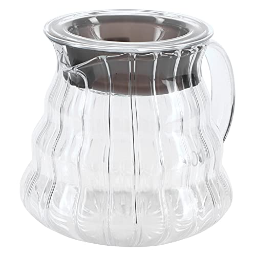 Coffee Pot High Borosilicate Glass Coffee Maker Pour Over Kettle Teapot for Home Office Kitchen (300ml)