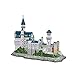 World Brands Castillo Neuschwanstein, Puzzles para Adultos, Maquetas para Montar, Rompecabezas 3D, Regalos Divertidos, Cultura, Viajar Desde Casa (DS0990H)