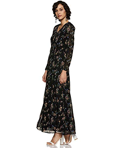 Image of Harpa Women's Synthetic A-Line Maxi Dress