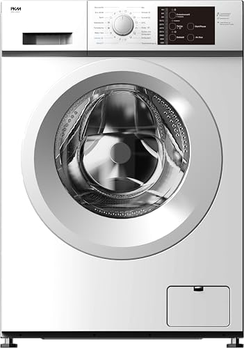 PKM Waschmaschine WA6-1000A | Energieeffizienzklasse A | 16 Programme | BLDC Motor | Kindersicherung | ECO - Programm | ...