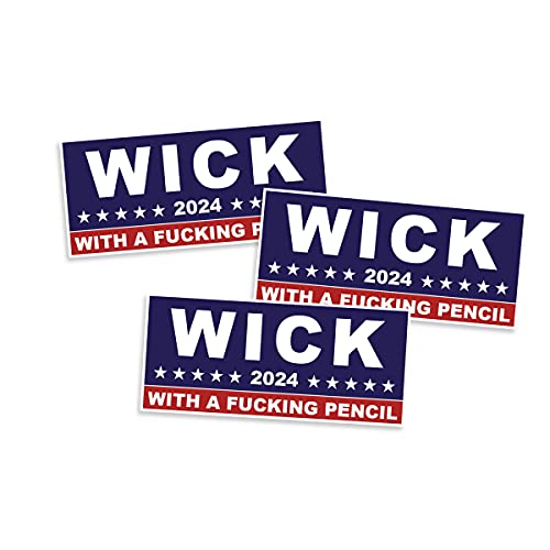 NEO Tactical John Wick Baba Yaga Die Cut Vinly Decal Sticker Set - Pack of 3 (Wick 2024)