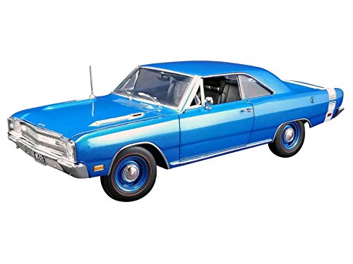 1969 Dodge Dart GTS 440 B5 Blue Metallic with White Stripe Limited Edition to 666 Pieces Worldwide 1/18 Diecast Model Car by ACME A1806402