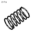 uxcell Compression Spring - 1.2mm Wire Dia, 12mm OD, 20mm Free Length Spring Steel Extension Spring,Black,20Pcs