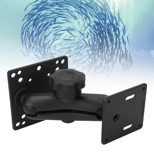 Localizador de Peixes Com Montagem Em Bola Dupla, Soquete Duplex, Slot Duplo, Antirroubo, Braço de S