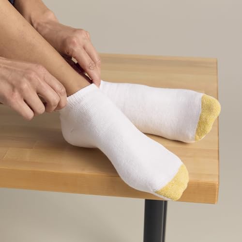 GOLDTOE Women's Cushion No Show Socks, 10-pairs 5