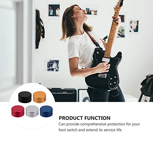 Conjuntos 5 Pedal Efeitos para Guitarra Pedal Topper Topper Com Borracha de Acessórios Tampa de Prot