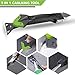 caulk remover tool,Silicone Caulking Tool Kit,Caulking Tool 5 in 1 with Grout Scraper,Adhesive Residue Scraper Seam Repair Kit,Ideal for Kitchen, Bathroom, and Window Sealing Finishing