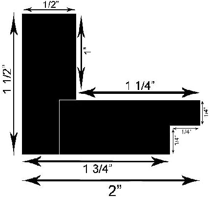 Miniatura 7 de Firma BarnwoodUSA Marco de cuadro con tapete, Madera, Negro, 11x14