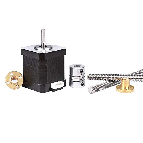 Lysee 3D Printer Parts & Accessories - Lower Price RepRap 3D Printer THSL-300-8D Lead Screw Dia 8MM Thread 8mm Length 300mm with Copper Nut FZ0632