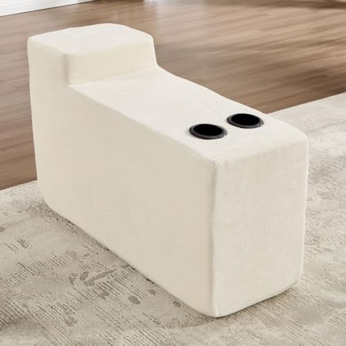 Chenille Beige Functional Cloud Couch Platform