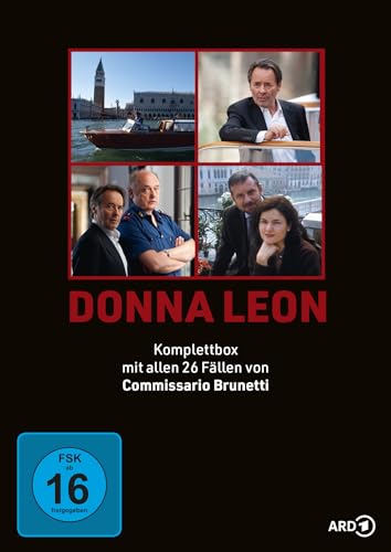 Donna Leon: Commissario Brunetti - Komplettbox (26 Filme) [13 DVDs]*