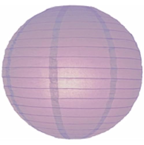 Lampion ignifugée Violet Clair de 25 cm, rétardateur de Flamme
