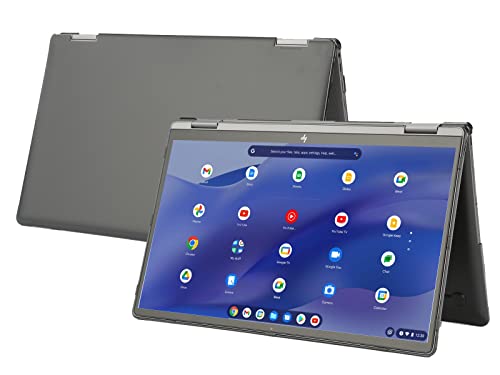 Coque rigide pour HP Chromebook x360 14C-CC000 protection antichoc noire