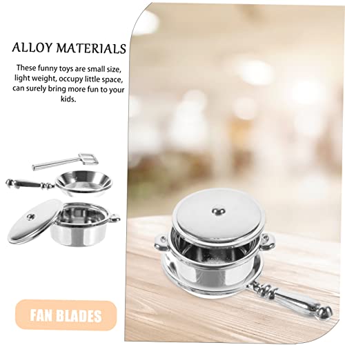 Hoement 1 Conjunto De Utensílios De Cozinha Para Casa De Bonecas Em Miniatura Miniaturas De Casa De