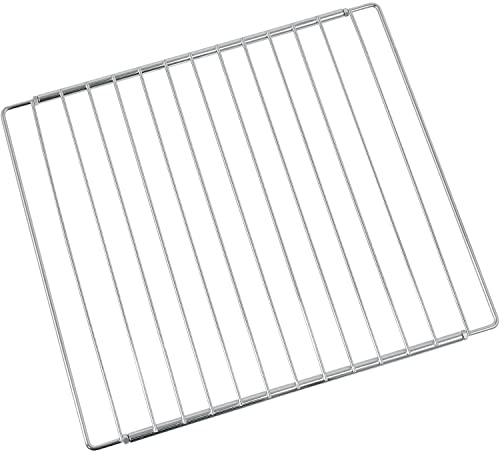 SPARES2GO Chrome Universal Ajustable Brazo Fijo Grill Estante de la Pared del Horno Olla & Grill (310 mm x 360 / 590mm)