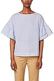  edc by ESPRIT Damen 038CC1F010 Bluse, 440/Light Blue, X-Large