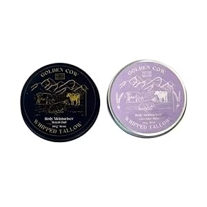 Beef Tallow Balm – Organic Grass Fed Beef Tallow Face Cream & Moisturiser for Skin Care – Hydrating Tallow Balm for Dry Skin – Natural Organic Skincare with Grass Fed Beef Tallow for Face & Body