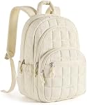 BAGSMART College Laptop Backpack, Travel Laptop Backpack for Women, Quilted Casual Daypack
