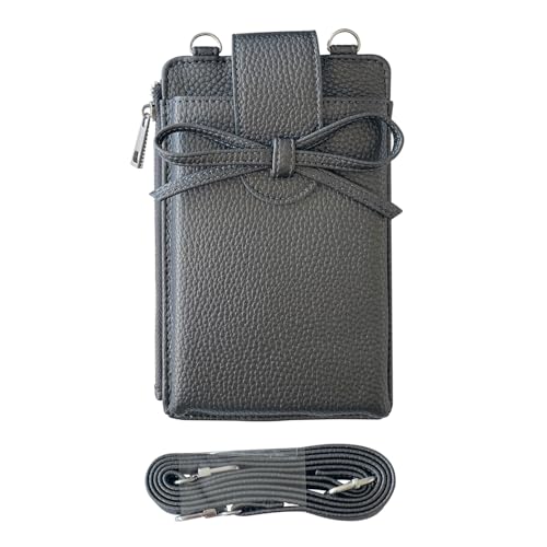 Suncrest iSB-SP13 Smartphone Pouch, Ribbon Dark Gray Metallic
