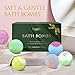 Bath Bombs for Women Gift Set, 15 Pcs Handmade Bubble Bathbombs, Shea & Coco Butter Dry Skin Moisturize, SPA Relaxing Gifts for Women & Men, Her, Girls, Wife, Birthday