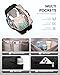 LOVEVOOK Sporttasche Reisetasche Damen, Weekender Damen Reisetaschen mit Kulturtasche, Schuhfach & Nassfach, Wasserdicht Gym Bag Travel Bag, Handgepäck Tasche für Sport Reise Flugzeug, Schwarz