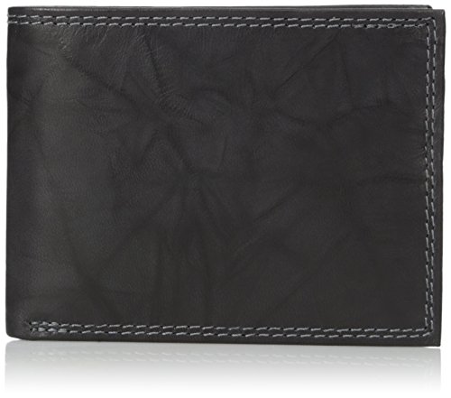 Buxton Men's Hunt Credit Card Billfold Wallet, Black, One Size #TOP21