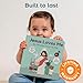 Cali's Books Jesus Loves Me Music Book Toddlers 1-3 Years Old - Christian Musical Book, Headphone Jack, Interactive Baby Sound Book, Singing Toy Children Girls Learning Song Toy Toddler Boys