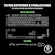 Razer Phantom Tastenkappen-Set - Hintergrundbeleuchtungskompatibel Tasten für Razer Tastaturen (für Switches mit kreuzförmiger Achse, ABS-Material, 128 Keycaps) DE-Tasten | Schwarz