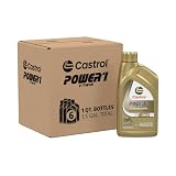 Castrol Power1 V-Twin 20W-50 Full Synthetic Motorcycle Oil, 1 Quart, Pack of 6